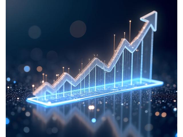 Interactive chart showing projected yield growth over time