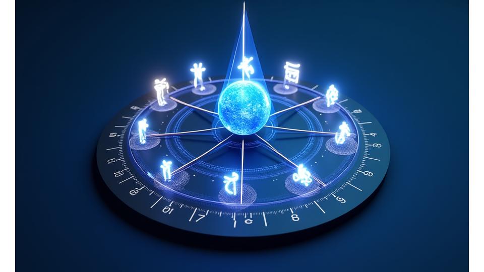 Stylized compass pointing towards various regulatory symbols, representing global and space compliance.